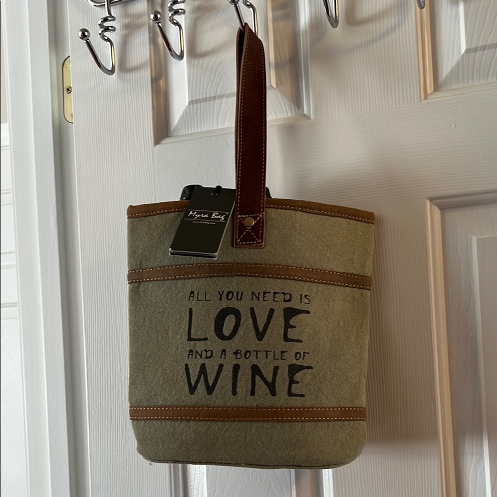 MYRA WINE AND LOVE DOUBLE WINE BAG